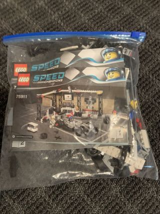 Lego 75911 Speed Champions Mclaren Mercedes Pit Stop Set Manuals