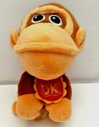 Dk Baby Donkey Kong Plush 6 " Tall World Of Nintendo Mario Bros 2015