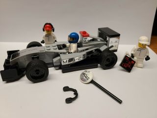 Lego 75911 Speed Champions Mclaren Mercedes Pit Stop Figs And Car Only