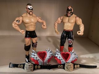 Jakks Wwe Wrestling Legion Of Doom Lod 2000 Classic Superstars Figures Wwf