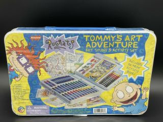 1997 Vintage Nickelodeon Rugrats Tommys Art Adventure Set Art Studio Color Book
