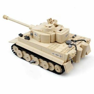 995pcs Military German King Tiger Tank Building Blocks Army Ww2 Educational Set