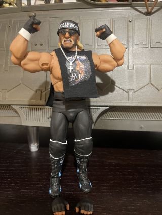 No Feather Boa Wwe Storm Hollywood Rules Hogan Figure Nwo Ringside Exclusive