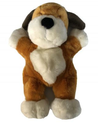 Vtg Kipper The Dog 15” Stuffed Plush Puppet Cute Fun Soft Play Prestige Toy