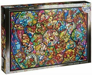 Disney 1000 Piece Jigsaw Puzzle Disney All Star Stained Glass