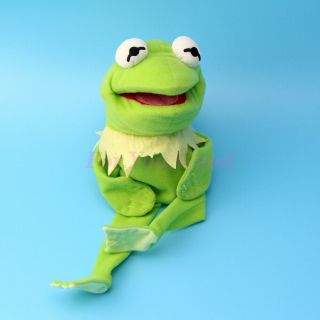 Muppets Most Wanted Show Kermit The Frog Plush Doll Hand Puppet Toy Xmas Gift