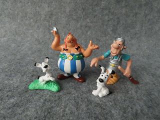 Bullyland Asterix The Gaul Pvc Figure Set - Vintage 1990 