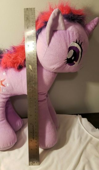 My Little Pony Twilight Sparkle Plush Large 18 inch Purple Pink Unicorn Toy MLP 2
