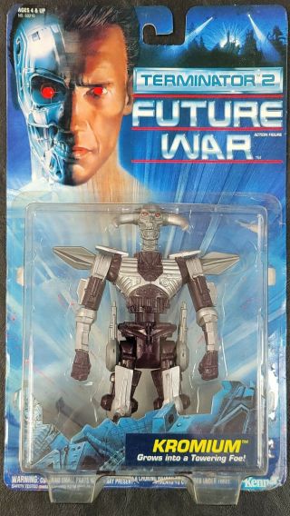 Terminator 2 Future War Kromium Action Figure Toy Kenner 1992 Open