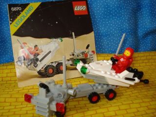 Lego Space Classic 6870 Space Probe Launcher Vintage 6,  Booklet