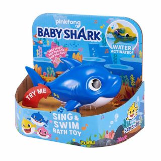 Baby Shark Battery - Powered Sing And Swim Bath Toy By Zuru