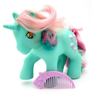 ⭐️ My Little Pony ⭐️ G1 Vintage Twinkle Eyed Fizzy W/orig Factory Curls & Comb