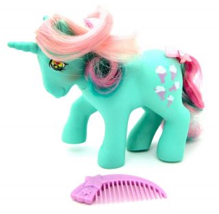 ⭐️ My Little Pony ⭐️ G1 Vintage Twinkle Eyed Fizzy w/orig Factory Curls & Comb 2