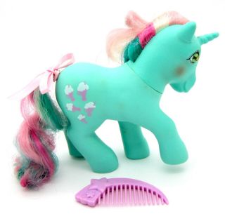 ⭐️ My Little Pony ⭐️ G1 Vintage Twinkle Eyed Fizzy w/orig Factory Curls & Comb 3