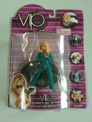 Pamela Anderson 2000 Vip Tv Show.  Vallery Irons Action Figure.  Mib.  Freepost