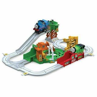 Thomas & Friends Big Loader Motorized Toy Train Set 3 Vehicle Set