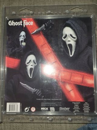 NIP NECA Scream Ghost Face Action Figure with Cloth Robe Horror Slasher 3