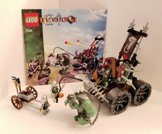 Castle Lego Set 7038 Troll Assault Wagon 100 Complete (used/no Box)