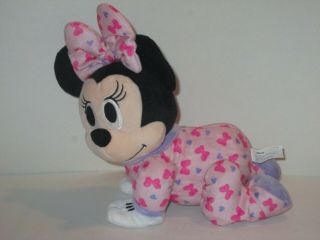Disney Baby Minnie Mouse Musical Touch N Crawl Crawling Talking Toy