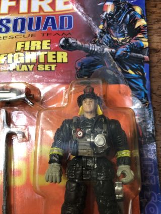Very Rare Chap Mei Rescue Squad Fire Fighter Playset K