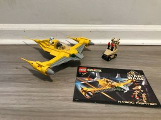 Lego Star Wars 7141 Naboo Fighter - Complete