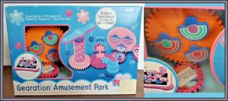 Nib 1998 Preschool Tomy Gearation Amusement Park 6 Gears Building Toy
