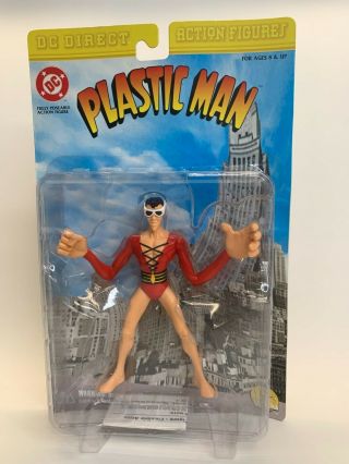 Vintage Dc Direct Plastic Man Justice League Of America 1999 6” Figure A164