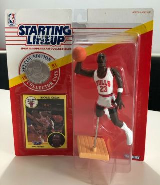 1991 Michael Jordan Starting Lineup Figure With Card - Closed Package
