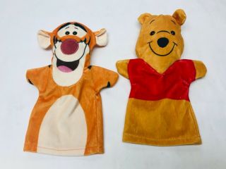 Disney Baby Winnie The Pooh Puppets Pooh Bear & Tigger Melissa & Doug Toys
