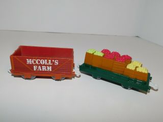 Thomas The Train Trackmaster Mccolls Farm And Apple Cargo