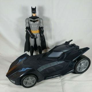 2018 Mattel Dc Batman Missions Batmobile 15.  5 " Vehicle W/ 12 " Action Figure