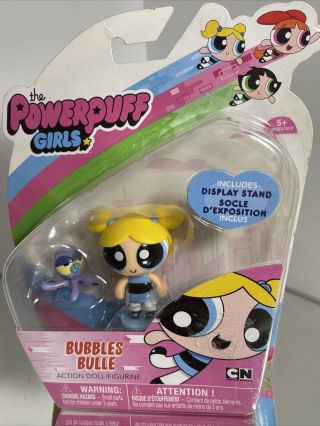 The Powerpuff Girls Bubbles Bulle Action Doll Figure Spin Master Cartoon Network