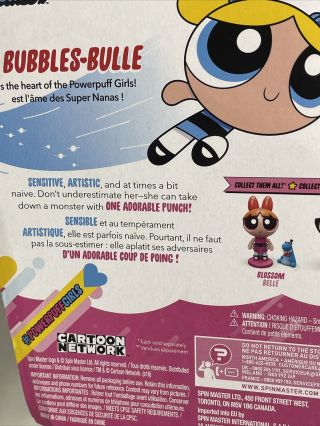 The Powerpuff Girls Bubbles Bulle Action Doll Figure Spin Master Cartoon Network 3