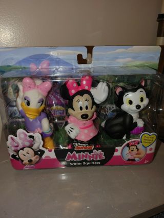 Disney Junior ⭐ Minnie Mouse Bath Fun Water Squirters ⭐ Just Play Kids Toy