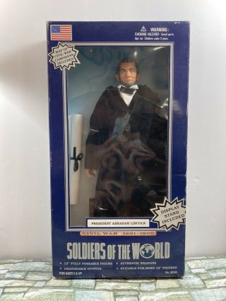 1999 - Soldiers Of The World - President Abraham Lincoln - (box Damage)