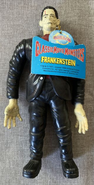 Vintage Frankenstein Imperial Toy Universal Pictures Classic Monster 1986 8”