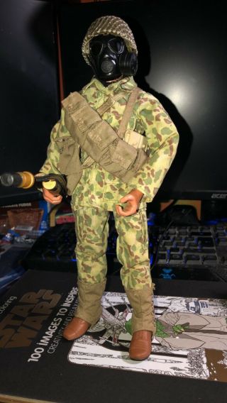 Hasbro G.  I.  Joe Ww2 U.  S.  Army Flamethrower Trooper Action Figure