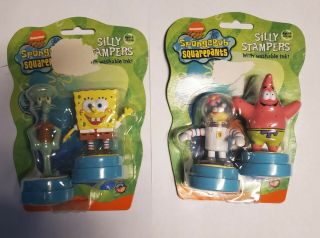 2002 Spongebob Squarepants Silly Stampers Set
