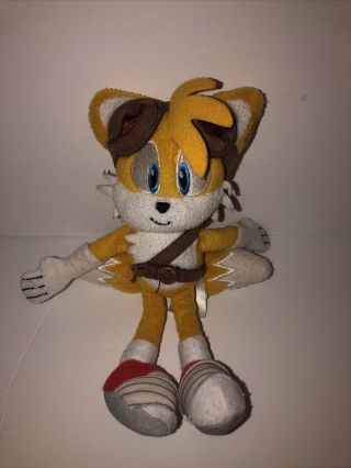 Sonic Boom Sonic The Hedgehog Tails Plush Toy Doll Tomy 8” 2014 Sega
