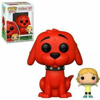 Funko Pop Clifford The Big Red Dog With Emily Elizabeth 27,  Protector