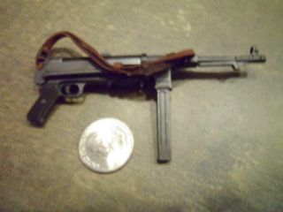 Aa 1/6 Scale Dragon German Mp 40 With Leather Sling