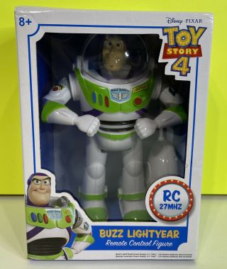 Disney Toy Story 4 Buzz Lightyear Remote Control Figure Retractable Wings -