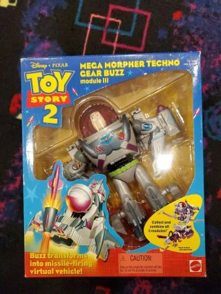 Disney Toy Story 2 Mega Morpher Techno Gear Buzz Module Iii - Factory