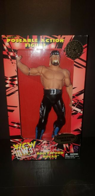 1998 Wcw Nwo Signature Series Hollywood Hogan 12 " Wrestling Poseable Figure Nib