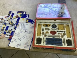 Meccano Set No 4 1989,  Set,  Poor Box.  Nearly Complete With Manuals.