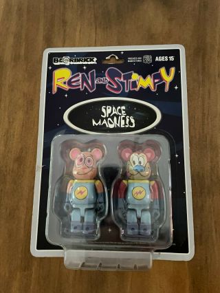 Ren And Stimpy Space Madness Be@rbrick Action Figures |