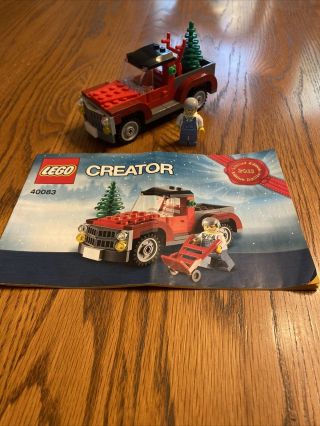 Lego 2013 40083 Limited Edition Holiday Christmas Set Tree Truck 100 Complete