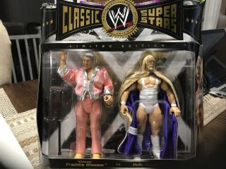 Wwe Jakks Classic Superstars 2 Pack Classy Freddie Blassie & Hulk Hogan Limited