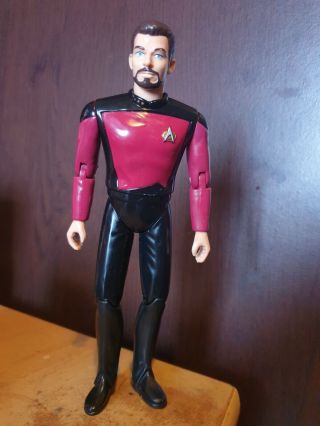 Commander William Riker Star Trek The Next Generation Figure Playmates 1995 7 In