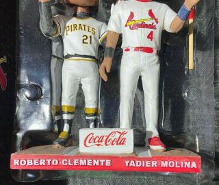 St Louis Cardinals Yadier Molina/Roberto Clemente Bobblehead SGA MLB Baseball 3